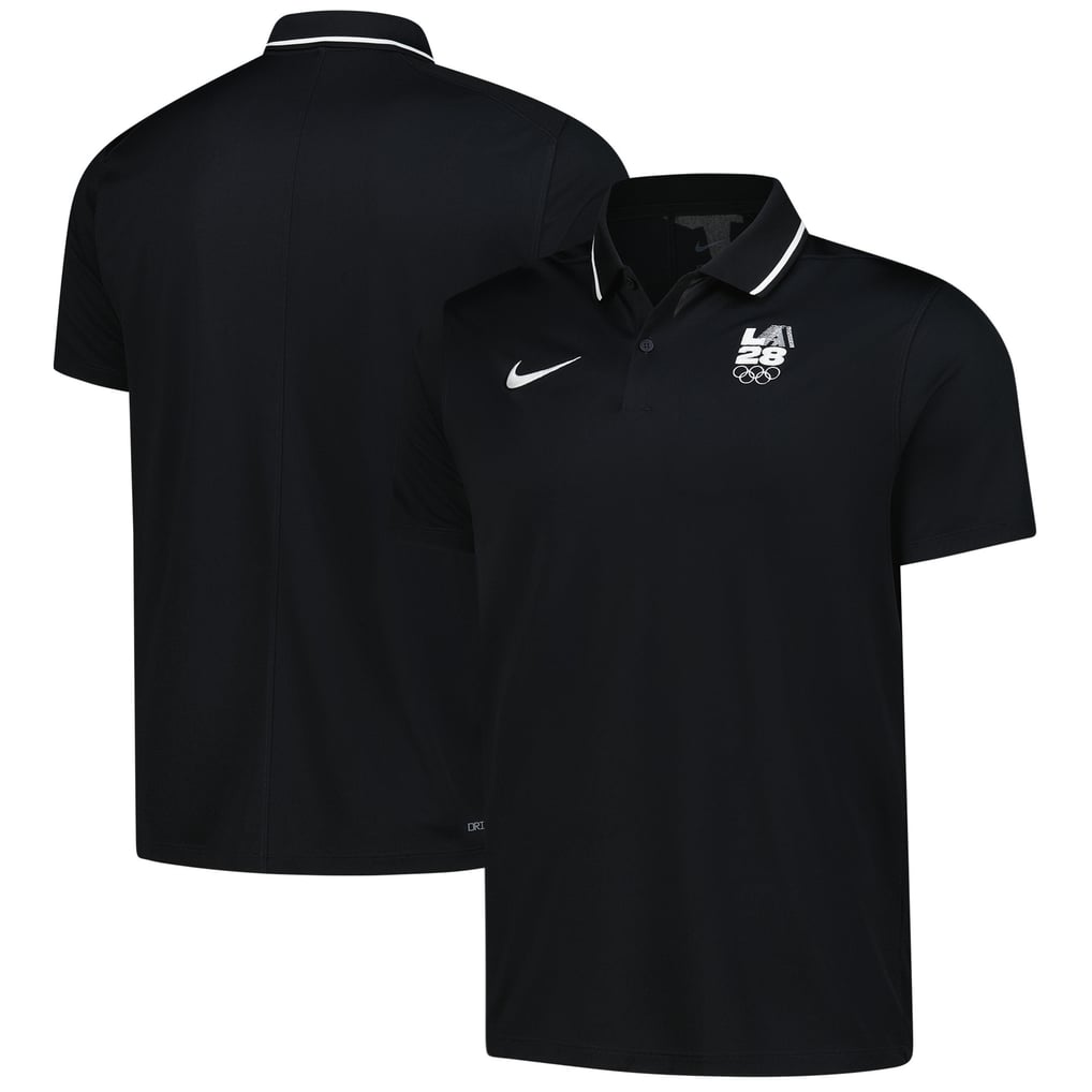 Polo Nike LA28 Retro Coach Performance des Jeux Olympiques d'été - Noir